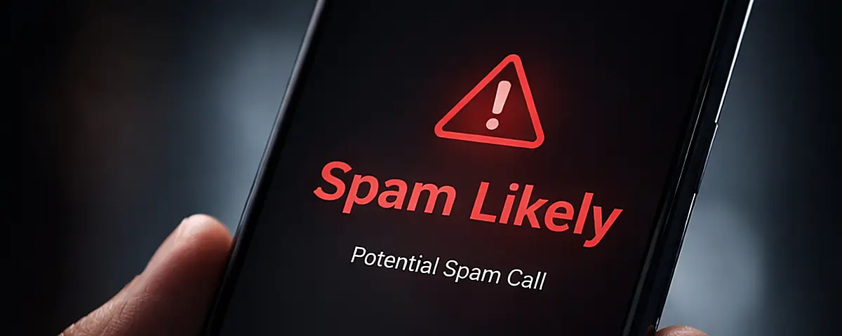 Business owner frustrated seeing spam likely label on phone call